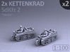 Sd.Kfz 2 - KETTENKRAD - (2 pack) - (1:100) 3d printed 