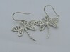 Dragonfly Earrings or pendant 3d printed 