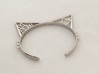 Meow! Cat Head Cuff Bracelet 3d printed 