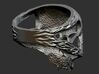 Ring skull 3d printed 