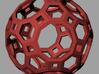 Truncated icosidodecahedron 3d printed Rendering