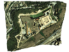 Castell de Montjuic Map: Color 3d printed 