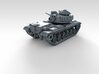1/144 US M60 Patton Main Battle Tank 3d printed 3d render showing product detail