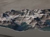 Mt. Assiniboine, Alberta/BC, Canada, 1:50000 3d printed 
