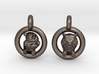 Owl Earrings 3d printed 