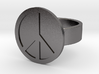 Peace Ring 3d printed 