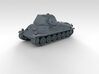 1/285 German Pz.Kpfw. T25 Medium Tank 3d printed 3d render showing product detail