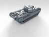 1/144 British Army Churchill I Heavy Tank 3d printed 3d render showing product detail