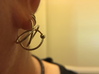 Hoop Knot Earring - Mirror Image 3d printed 