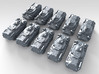 1/700 Hungarian OT-65A Vydra AFV x10 3d printed 3d render showing product detail