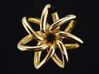 Seven Star 3d printed 14k Gold plated