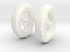 1-6 Wheels For M3A4 Handcart 3d printed 