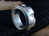 Peacemaker Ring - Size 9 1/2 (19.35 mm) 3d printed Shown in Polished Silver