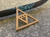 Triangle Necklace Pendant 3d printed 