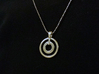 Dual Ring Necklace 3d printed 