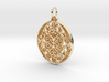 Christmas Holdiday Lace Ornament Pendant Charm 3d printed 