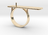 Anniversary ring with Pearl - RS000100091 3d printed 