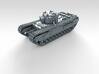 1/160 British Army Churchill I Heavy Tank 3d printed 3d render showing product detail