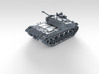 1/160 US M41 Walker Bulldog Light Tank 3d printed 3d render showing product detail