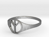 Peace ring size 8 3d printed 
