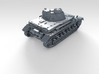 1/120 (TT) German Pz.Kpfw. IV Ausf. C Medium Tank 3d printed 3d render showing product detail