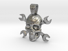 skull and keys 3d printed 