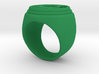 Green Lantern ring v3 - size 7-5 3d printed 
