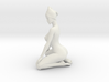 Sitting or squatting girl 015 3d printed 