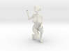 Sitting or squatting girl 030 3d printed 