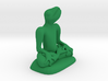 frog meditating 3d printed 