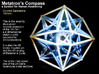 Metatron's Compass 100mm -4D Vector Equilibrium 3d printed 