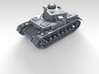 1/144 German Pz.Kpfw. IV Ausf. F1 Medium Tank 3d printed 3d render showing product detail