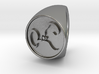 The Yellow Sign Signet Ring Size 8.5 3d printed 