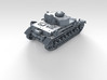 1/120 (TT) German Pz.Kpfw. IV Ausf. E Medium Tank 3d printed 3d render showing product detail