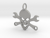 Skull and cross toolkeys Pendant 3d printed 