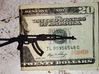 AK-47 FULLSIZE MONEY/TIE CLIP  3d printed 