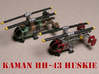 Kaman HH-43 Huskie Pair 6mm 1/285 3d printed Kaman HH-43 Huskie in USAF colors painted by Fred O.