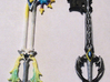 Keyblade Pendants Oathkeeper and Oblivion 3d printed 