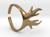 Deer Horns Ring 3d printed 