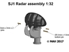 SJ1 late radar 1/32 3d printed 