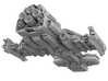 Starcraft 2 - Hyperion Battlecruiser [150mm] 3d printed 