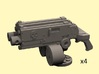28mm combination gyroject guns for APC 3d printed 