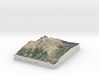 Mt. Elbert, Colorado, USA, 1:75000 3d printed 