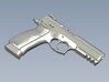 1/15 scale Ceska Zbrojovka CZ-75 pistols x 10 3d printed 