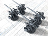 1/350 12-pdr 3"/45 (76.2 cm) 20cwt Guns x4 3d printed 3d render showing product detail