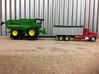 Pintle Hitch Single Combine Trailer 3d printed 