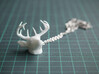 Deer Head Pendant 3d printed Deer Head Pendant - White