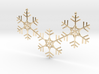 Snowflakes Necklace 3d printed 
