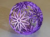 Dodeca Flower Medium (approx 80mm diameter) 3d printed DodecaFlower 80mm Purple