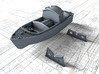 1/144 Royal Navy 16ft Fast Motor Boat 3d printed 3d render showing separate Mounts